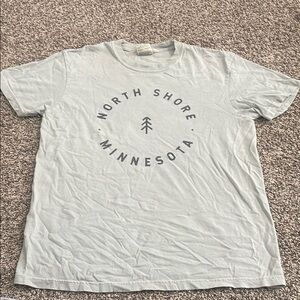 Comfort Colors North Shore Minnesota Tee - Light Gray/Minty green